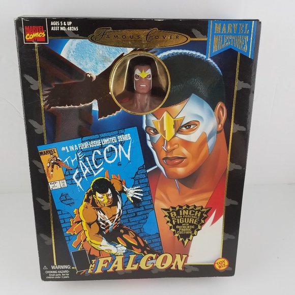 TOYBIZ 1998 Marvel Xmen Vintage Action Figure Other - X-MEN Falcon Marvel 1998 Vintage Figure 8" ToyBiz